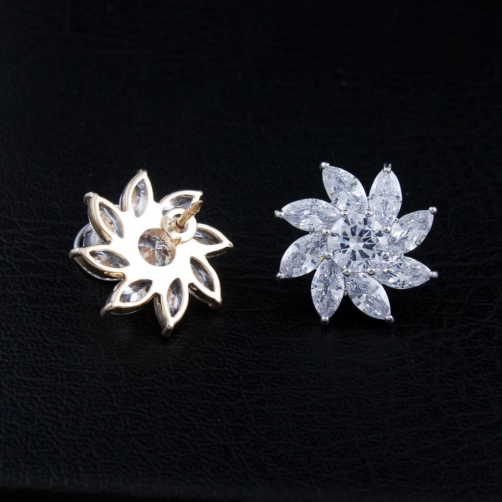 Luxury Zircon-Inlaid Pinwheel Brooch & Anti-Exposure Lapel Pin for Men and Women