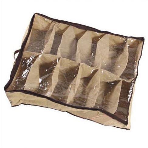 

Creative Eco-friendly Nonwoven Transparent Shoe Cabinet Dust-proof Storage Bag Durable Shoes Clothes Hanger Home Storage Gadgets