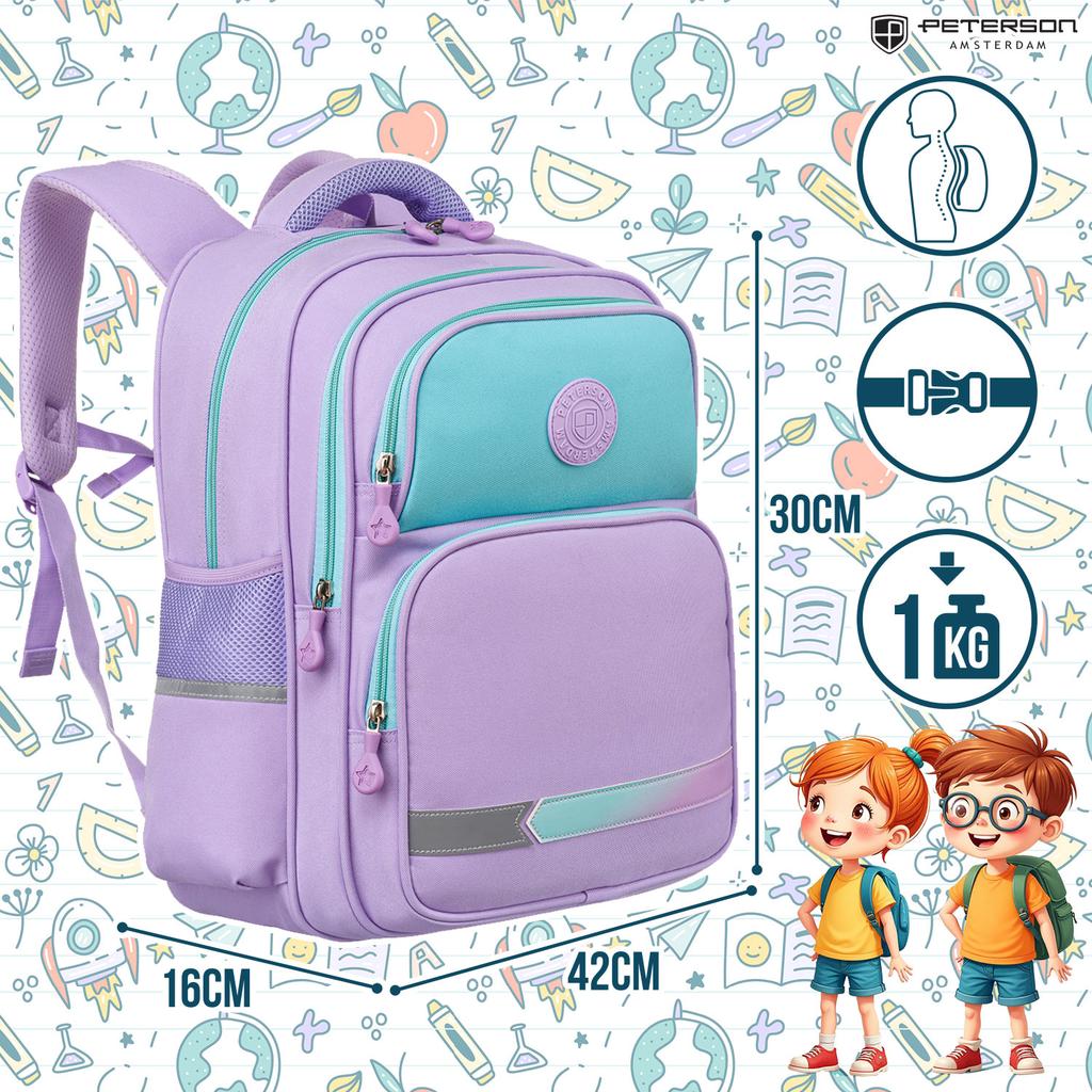PTN PS1-6036 Purple Backpack