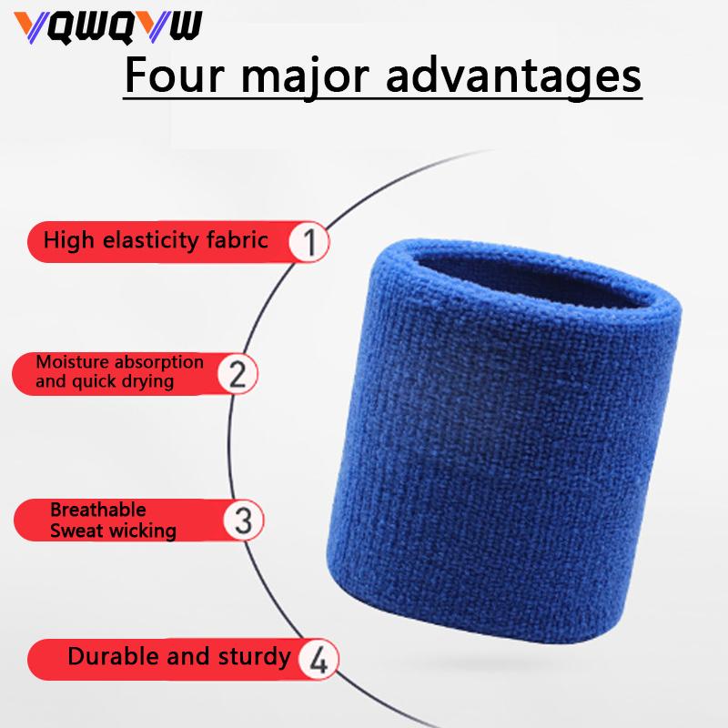 1Pcs Sweatbands Sports Wristband for Men & Women,Cotton Cloth Sweatband for Tennis,Basketball,Football,Running,Gym,Working Out