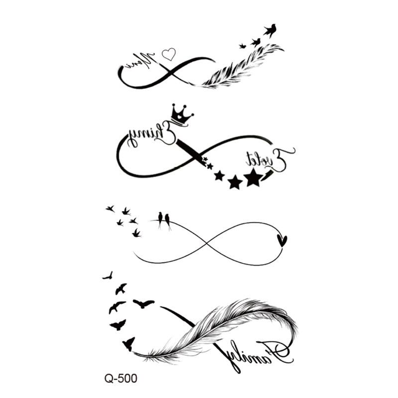 Новый набор водостойких тату-наклеек в стиле «маленькая свежесть» - любая комбинация 105x60mm