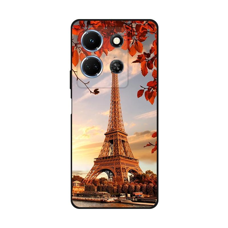 Pro měkké silikonové pouzdro Infinix Note 30 4G TPU lakovaný zadní kryt Infinix Note 30 4G