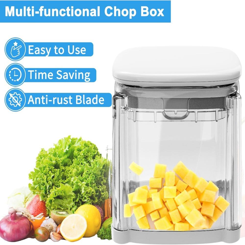4 in 1 Vegetable Dicer Hand Press Fruit Slicer Kitchen Gadgets French Fries Cutter Cooking