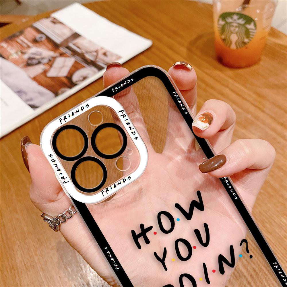 Comedy Friends TV Show Clear Phone Case For Samsung Galaxy S26 S25 S24 S23 S22 S21 S20 FE S10 PLUS S30 S11 S11E ULTRA EDGE Case
