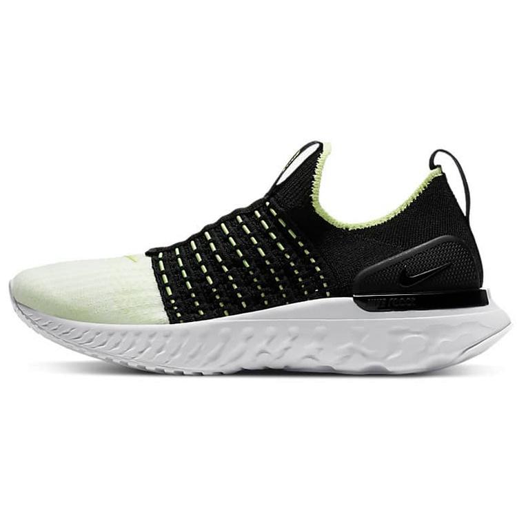 (WMNS) Nike React Phantom Run Flyknit 2  Black Volt  Women s CJ0280-004 EU 38