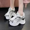 Mode 10cm Sommer Damen High Top Sneakers Herbst Frühling Damenschuhe Chunky Sneaker Atmungsaktiver Keil Freizeitschuhe Zapatos Casual Mujer