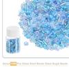 Uxcell Glass Cylindrical Round Approximately 1200 1mm DIY Accessory Handmade Light Blue Beads, Beads, Pieces, Hole, 1-4mm Diameter, Kit, Crafts,