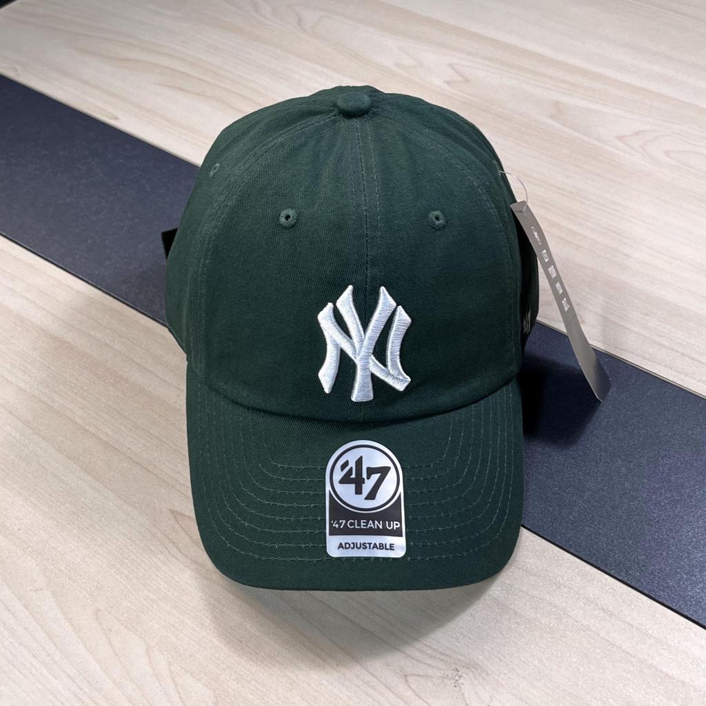 Unisex Dark Green Embroidered 47 Brand NY-LA Baseball Cap with Curved Brim