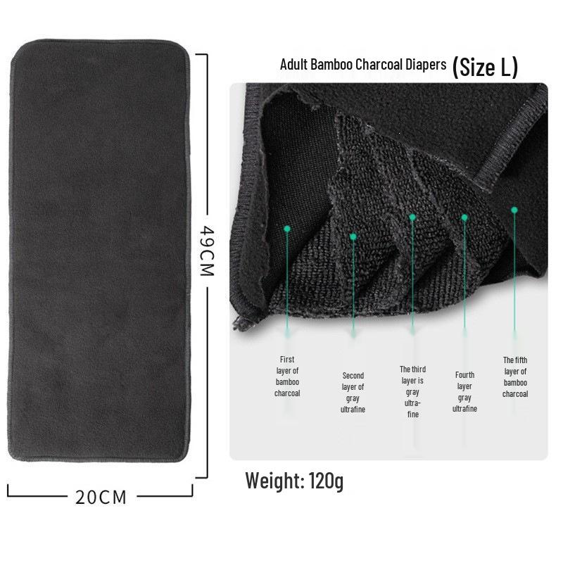Washable Reusable Leak-Proof Adult Diaper Pants with Magic Sticker for Elderly Care