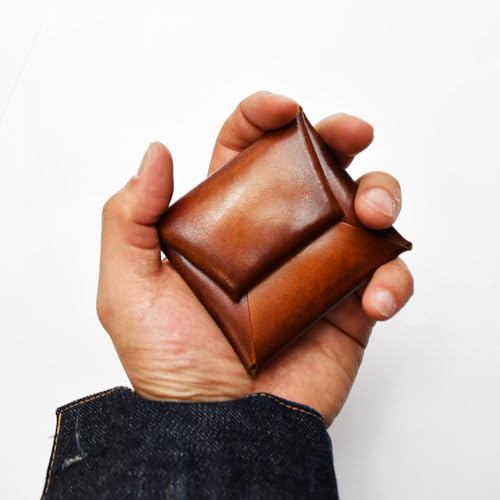 CODEL atelierCODEL Münzetui, Kleines Portemonnaie für Herren - Geburtstagsgeschenk-Set für Herren - Ein durchdachtes Geschenk, das Ihre Gefühle übermittelt, wenn es persönlich überreicht wird