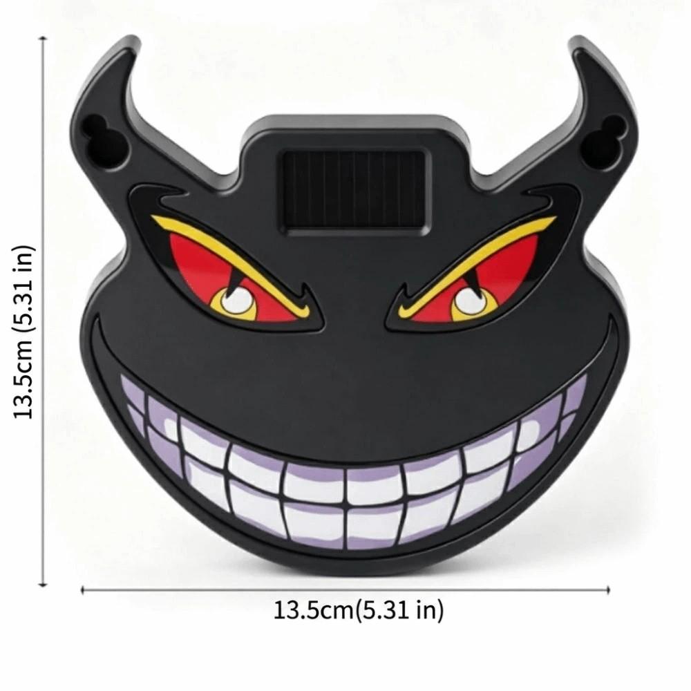 Eye Shape Flashing Car Light Solar Self-Charging Ambient Signal Lamp Sedan Window