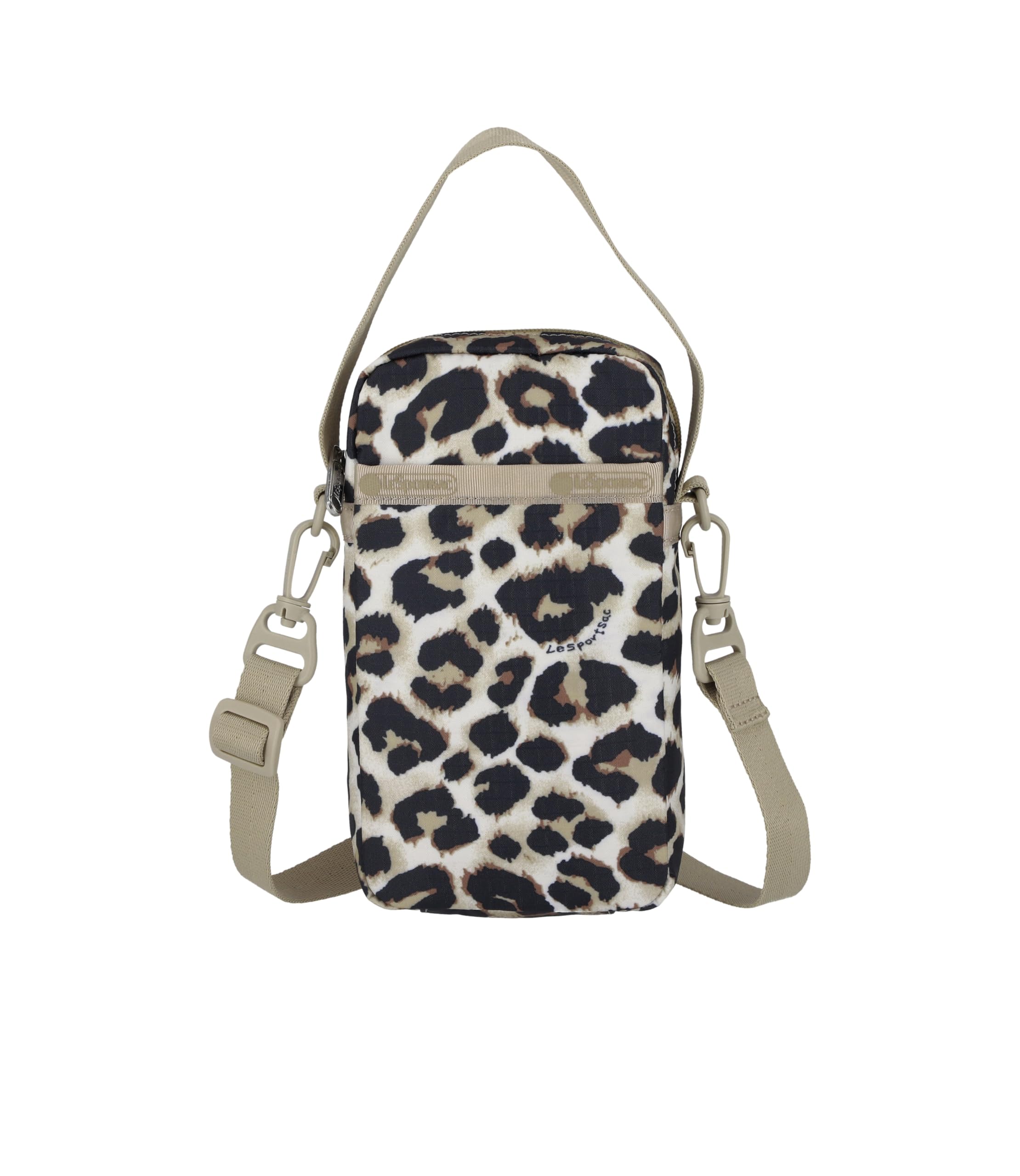 

Official Shoulder Bag MINI PHONE Flaxen Leopard [LeSportsac] CROSSBODY/3505 Women s