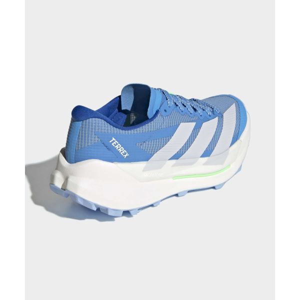 adidas Trail Terrex Agravic Trail Blue Burst Dash Grey Lime Burst Women Sneakers JR9112