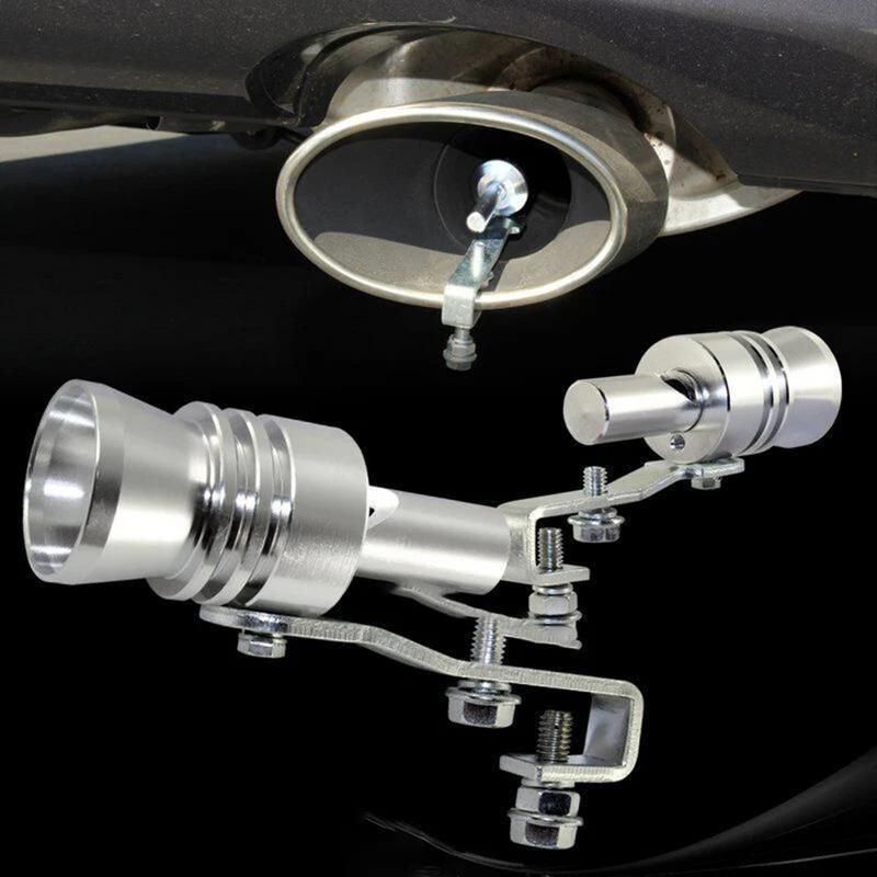 Universal Car Turbo Sound Whistle Muffler Exhaust Pipe Whistle Fake Simulator Whistler Car Styling Accessories Size S/M/L/XL