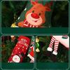 Christmas decorations household fireplace atmosphere pendant cartoon socks gift bag children's candy pendant