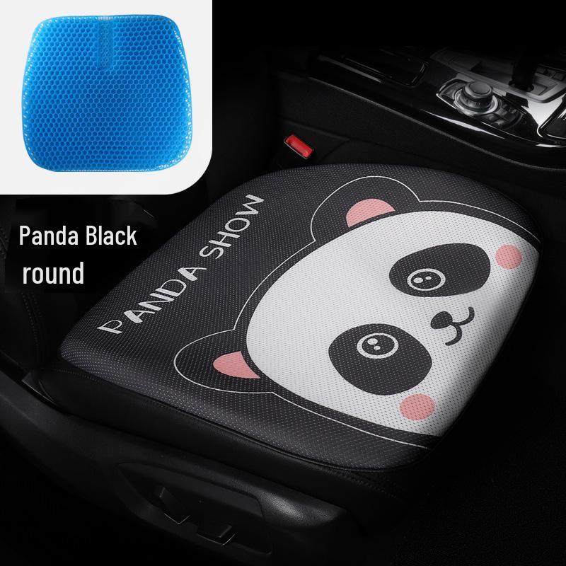 Cartoon Style Gel Car Seat Cushion – Universal Four-Season Chair Pad for Office and Furniture