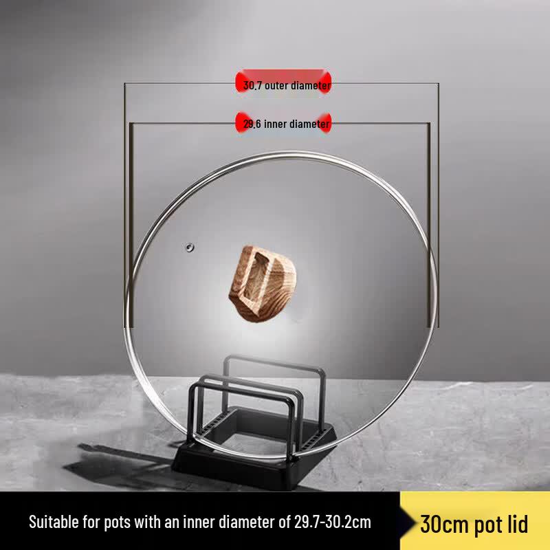 Universal Transparent Tempered Glass Pot Lid