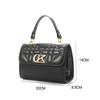 Autumn New Diamond Chain Single Shoulder Fashionable Versatile Small Square Bag High-end Portable Messenger Bag