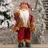 2025 Christmas Decoration for Home Santa Claus Plush Doll 30cm Navidad Party Decor Xmas Ornaments New Year Gift