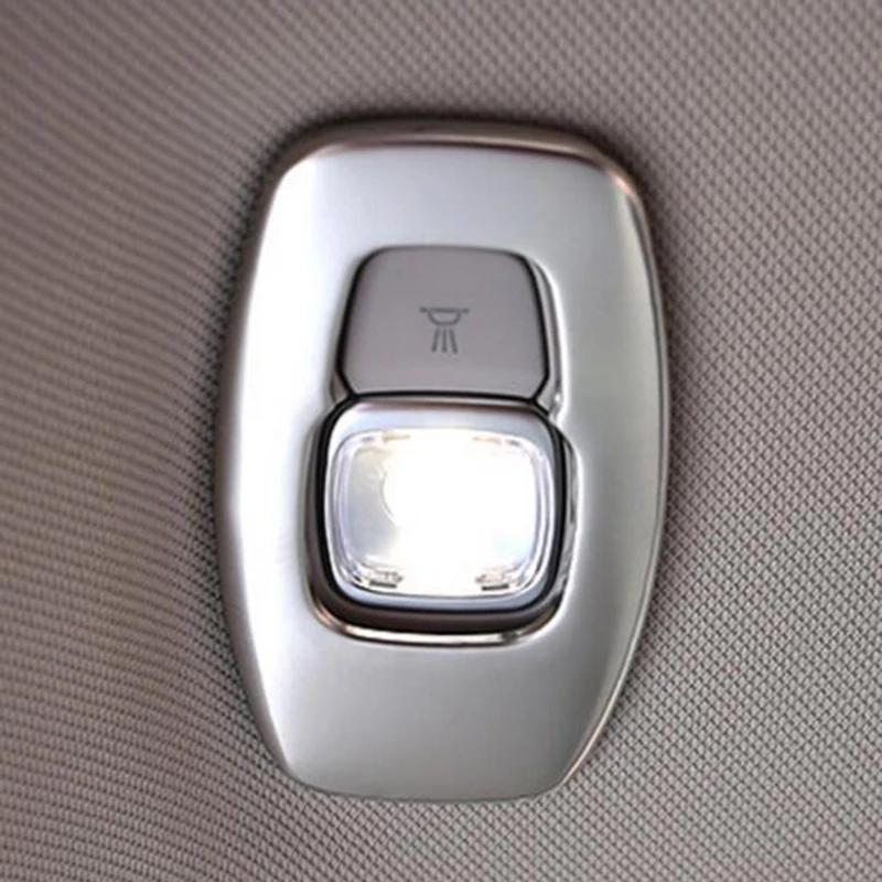 Accesorii auto din oțel inoxidabil pentru Renault Koleos 2017 2018, autocolant pentru abajur spate pentru lampă de citit