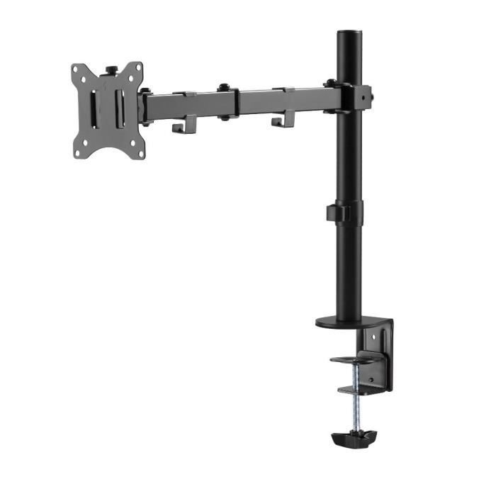 Support écran - TNB - ERGO LINE - Ajustable en hauteur - Rotation 360° - Métal noir