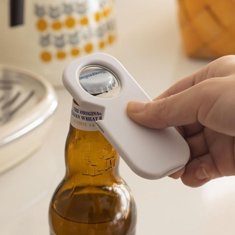 1/2pcs Bottle Opener Multifunctional Canned Opener Creative Magnetic Fridge Sticker Summer Beer Bottle Opener 2026