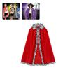 King Robe Queen Robe Gold Crown King Costume Stage Performances Cosplay Costume Halloween Costume Party Accessories
