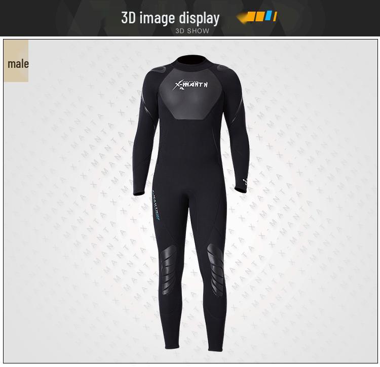 Unisex Langarm-Neoprenanzug 1,5 mm für Wärme und Sonnenschutz – Ideal zum Surfen und Schnorcheln