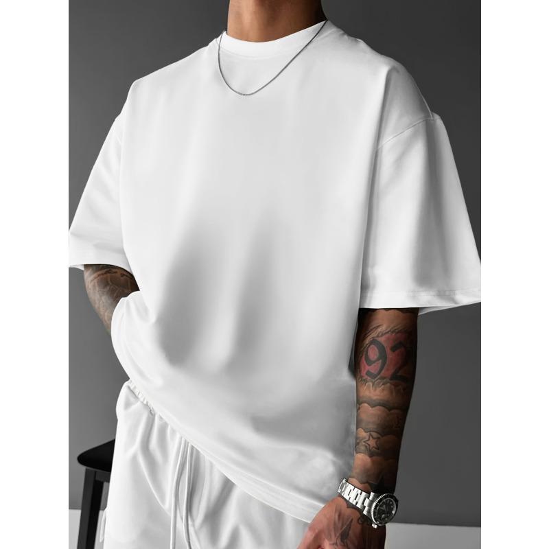 Men'S Heavyweight T-Shirt - Broccoli Graphic Back Print - Gym & Casual Streetwear Tee - Breathable Summer - Everyday ,Comfortable Fit