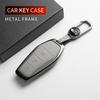 For BYD Han EV Dolphin Song Plus DMI Seagull Yuan UP Qin Pro Seal 06 Escort 7 Tang L Leather Metal Car Key Case Cover Accessorie