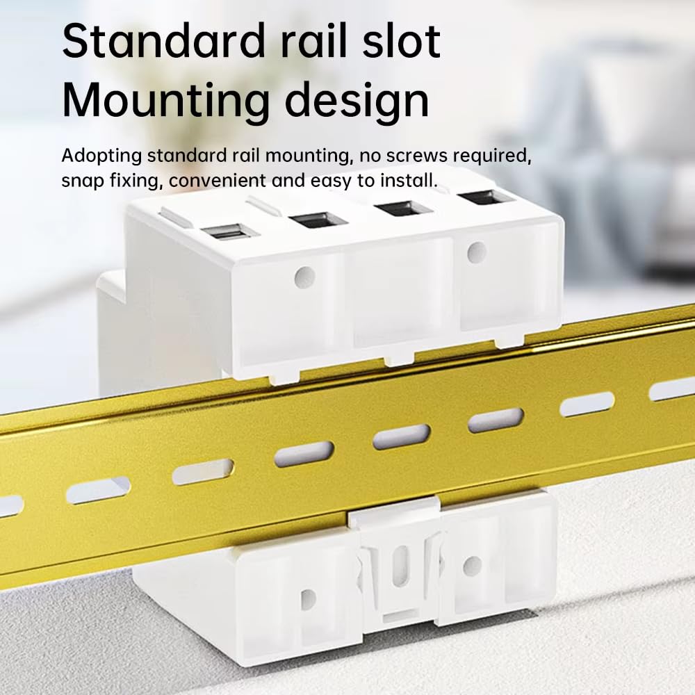 KWS-306WF Energy Meter Power Meter DIN Rail 3 Phase 4 Wire Voltage AC 85-290V Voltmeter Amps Watt Kwh Meter with Color Screen