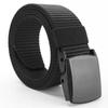 Men Belts Fashion Unisex Jeans Belts Adjustable Belt Men Outdoor Travel Tactical Waist Belt with Plastic Buckle for Pants 120cm