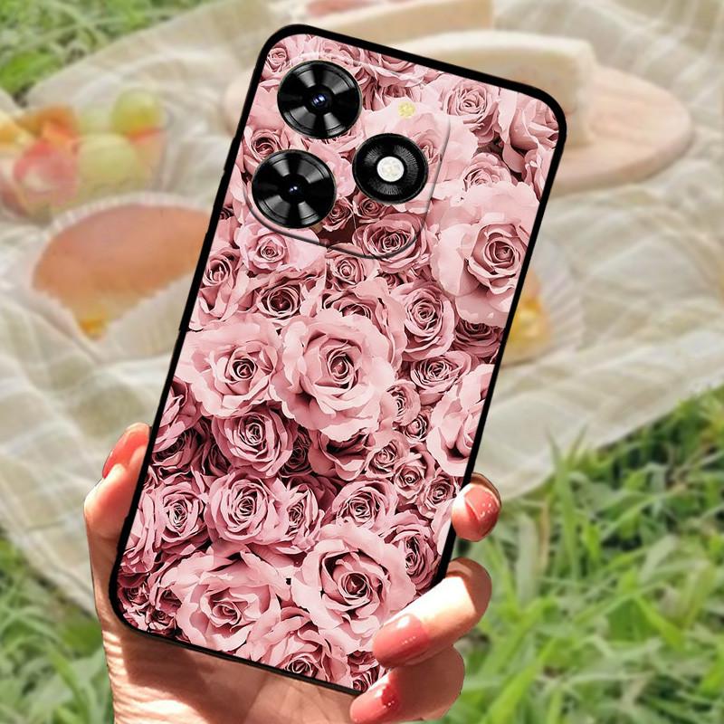 For Tecno Spark 20 20C Case Cover Silicone Soft Marble Black Bumper Funda Coque for Tecno Spark 20 Pro Protective Shells Spark20