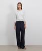 RIDIFI Pleats Wide Slacks_Navy