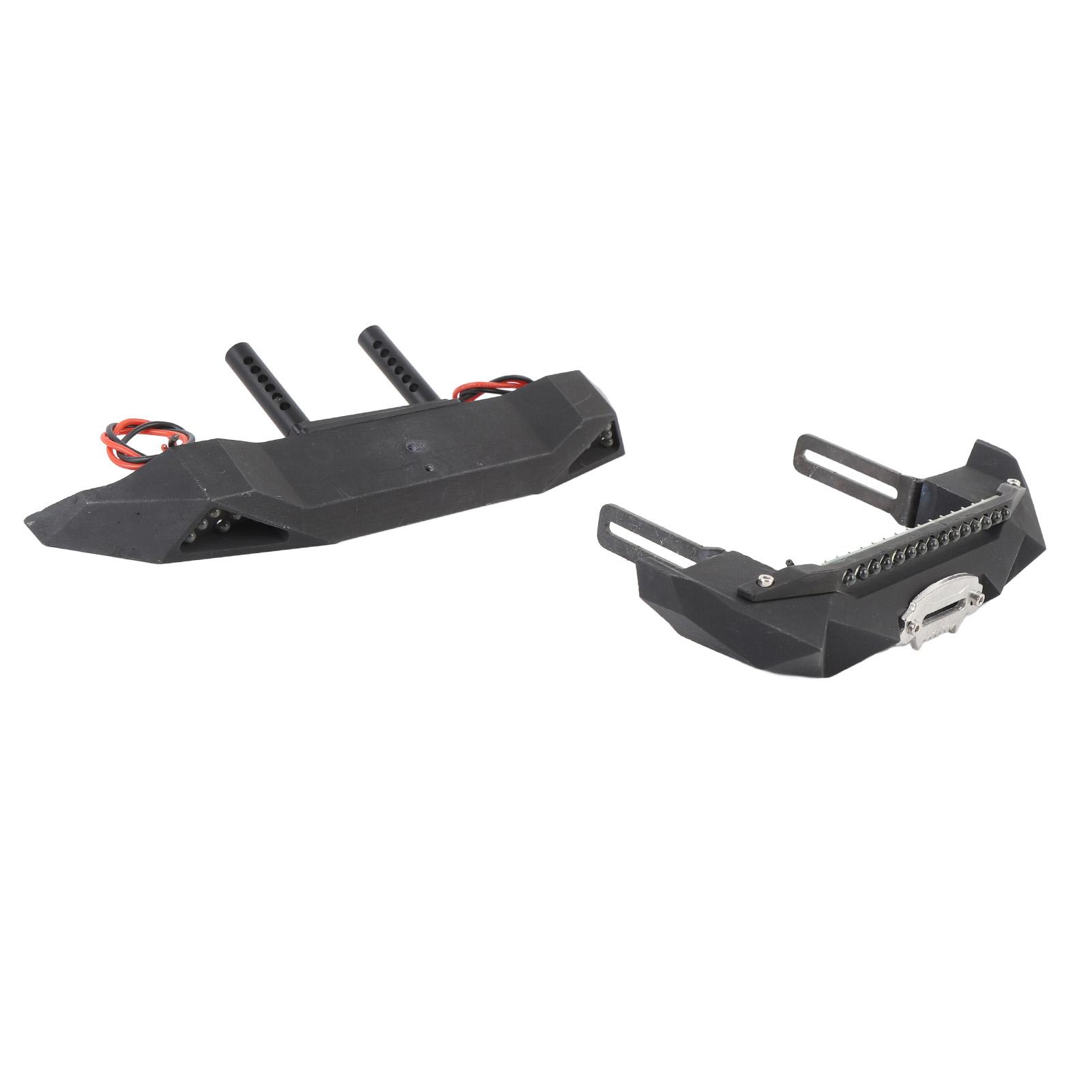 

Гоночный металлический передний бампер, противоударный, сплав, прочная конструкция, комплект переднего и заднего бампера, замена