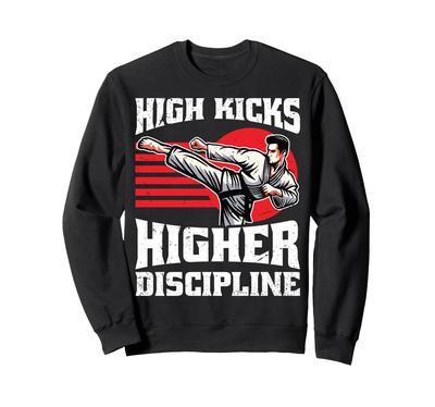 High Kicks High Adiscipline Karate Martial Arts Taekwondo Trainer