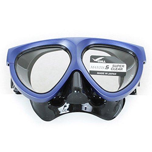 

GULL Mantis 5 Black Silicone w/BMN Blue Frame