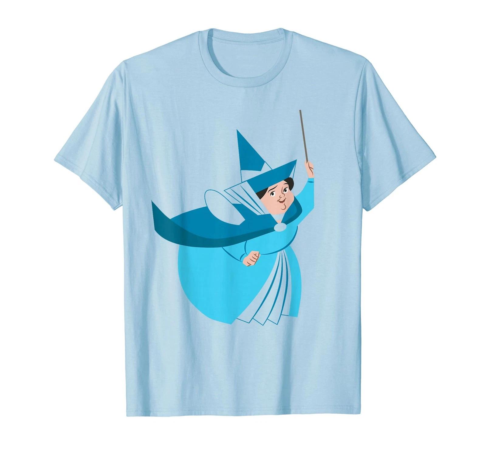 Disney Sleeping Beauty Merryweather Fairy Blue T-Shirt_ S