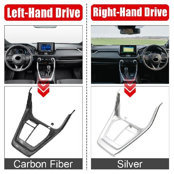 Car Central Control Gear Shift Panel Cover Trim Frame ABS Accessories For Toyota RAV4 XA50 2019 2020 2021 2022 2023 2024 Hybrid