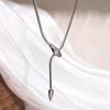 High-End Stainless Steel Snake Necklace - Fashionable and Versatile Clavicle Chain
