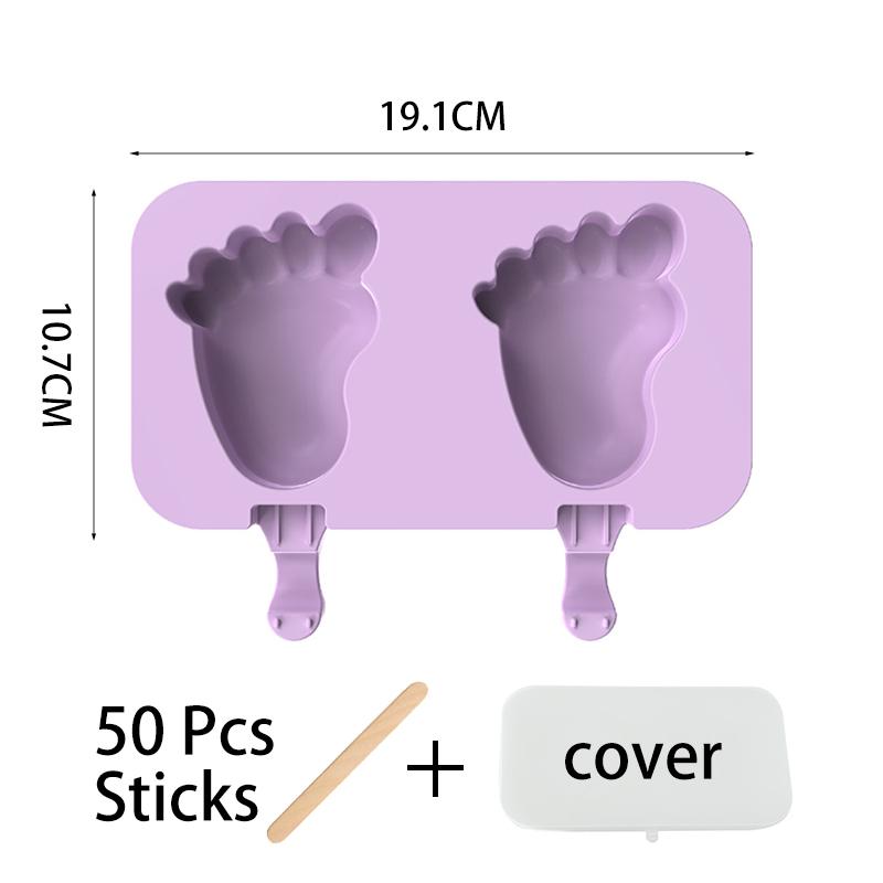 Silicone Ice Cream Mold Popsicle Reusable Bar Pop Molds For DIY Making Summer Favorites DIY Homemade Kitchen Accessories