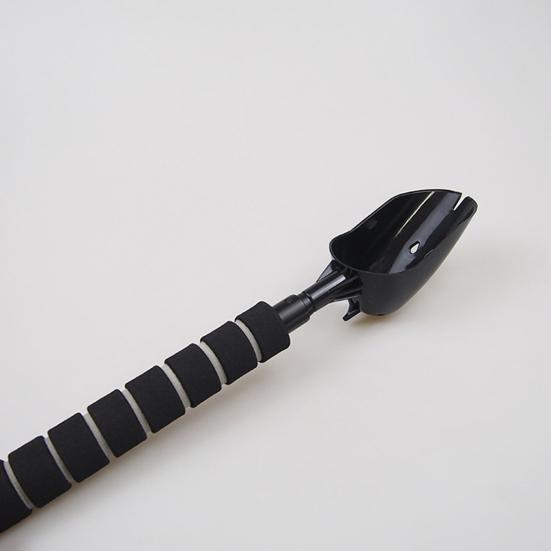 Bait Throwing Spoon Stretchable Non-Stick Anti-slip Angling Aluminum Alloy Retractable Mini Lure Spoon Outdoor Fishing