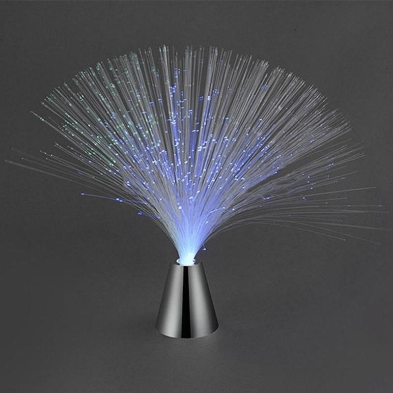 1 Stück Festivalgeschenk Glasfaserlampe, Sternenlicht LED-Licht, 3 Farben wechselndes Licht