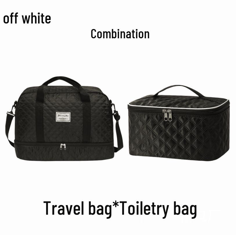 Large Capacity Women's Cosmetic Bag - Premium Portable Travel Toiletry Storage