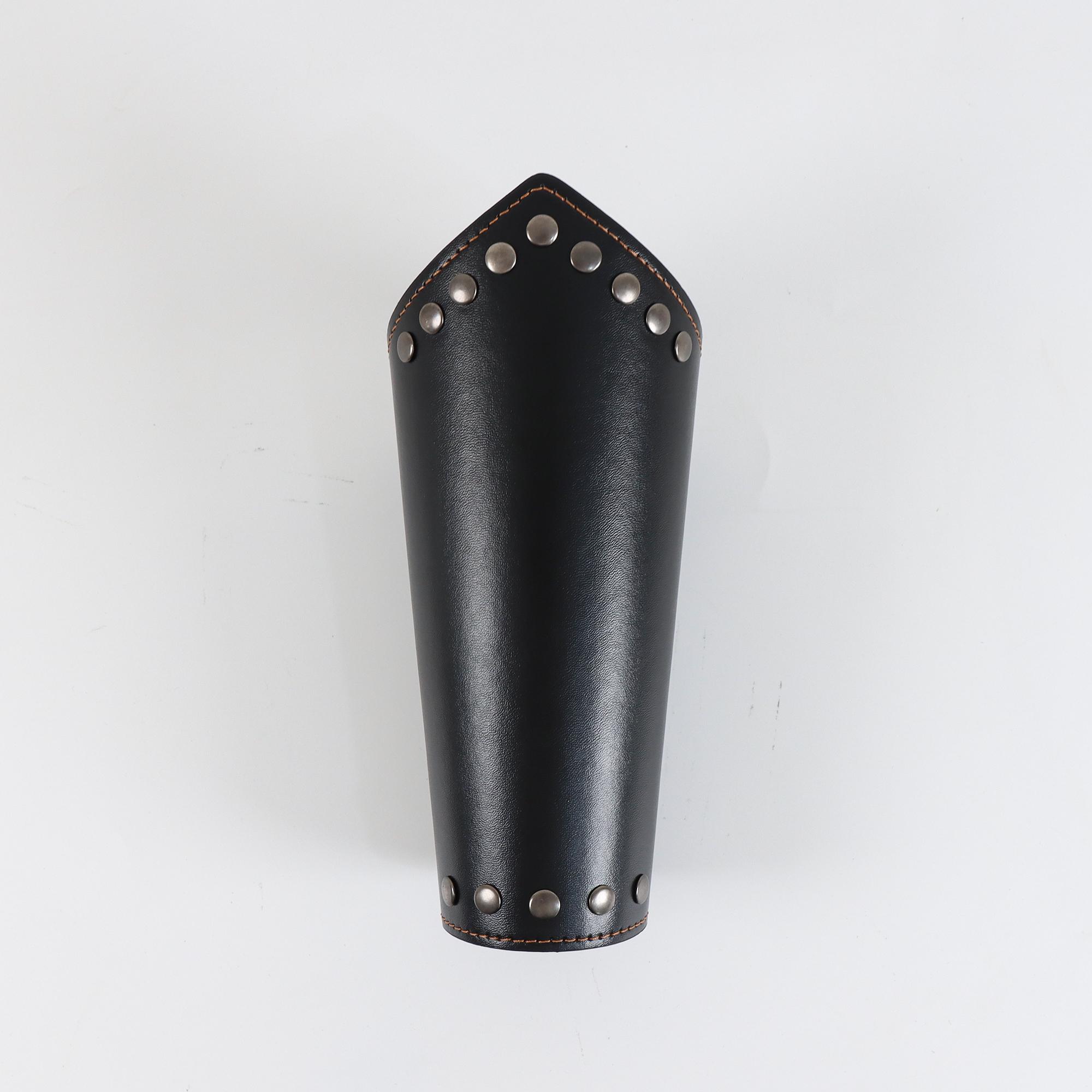 

Мужской комплект средневековых подтяжек из черной ПУ кожи, клепаный напульсник, стимпанк пояс, стиль воина-викинга, аксессуары для ролевых игр