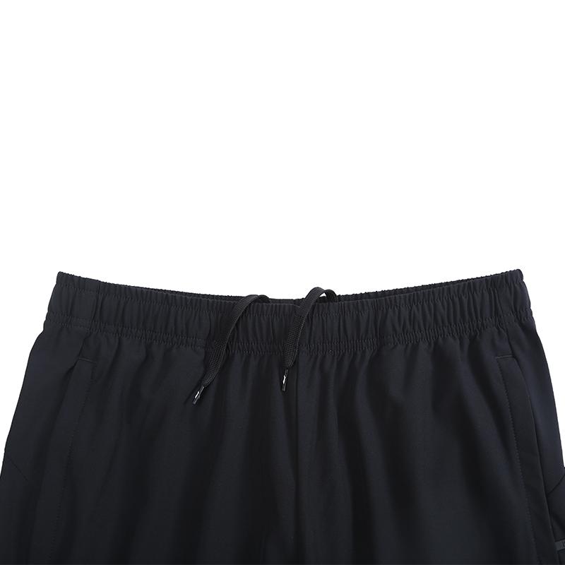 Li-Ning Fashion Solid Color Quick-Dry Short Sleeve T-Shirt Elastic Breathable Simple Ice Silk Pants Casual Sports Suit Men Suit ATSV597-1+AYKT415-1