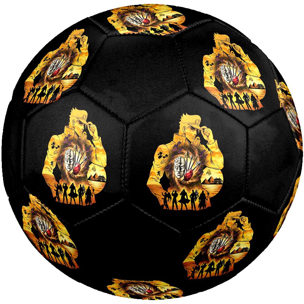 1pc JoJos Bizarre Adventure Football Soccer Ball Size 5 Indoor Soccer Ball Fashion Colorful  Backyard Game -Great For Sports Fans Gift HE7