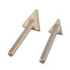 Pack of 2 Replace Flat Triangular Copper Soldering Iron Tip Efficient Plastic Welding Suitable for Various Plastic Items