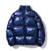 Herren Reflektierende Winter-Stehkragen-Baumwolljacke 2024
