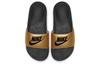 Nike Jdi Benassi Slide Black Metallic Gold Women's 343881-014